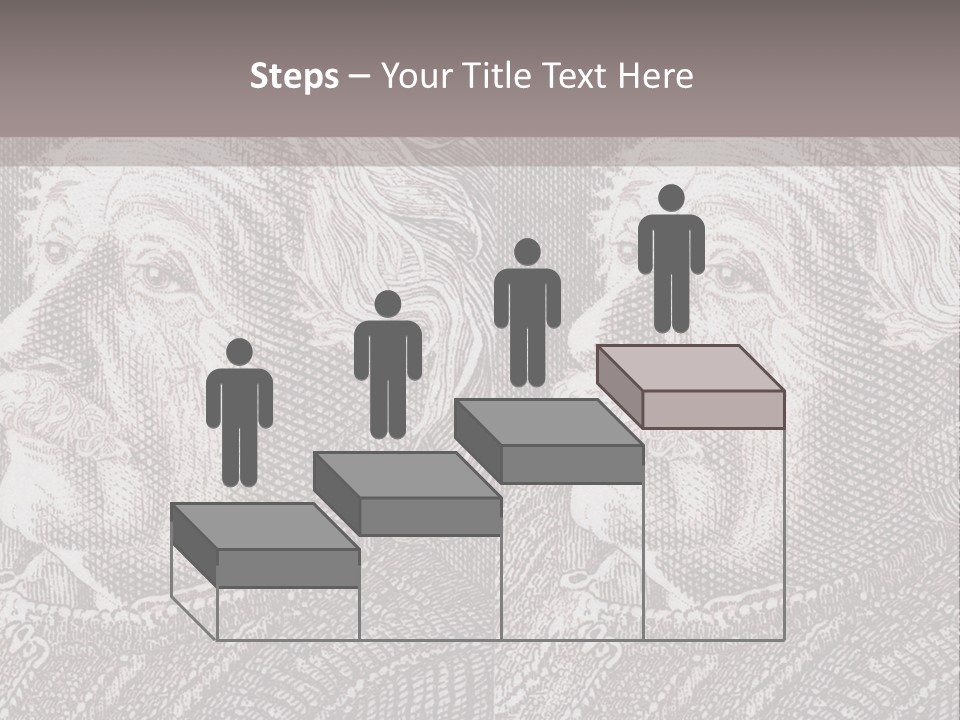 German Postage Usa PowerPoint Template