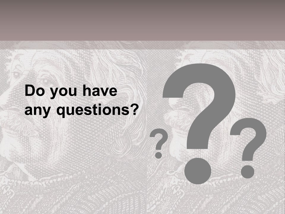 German Postage Usa PowerPoint Template