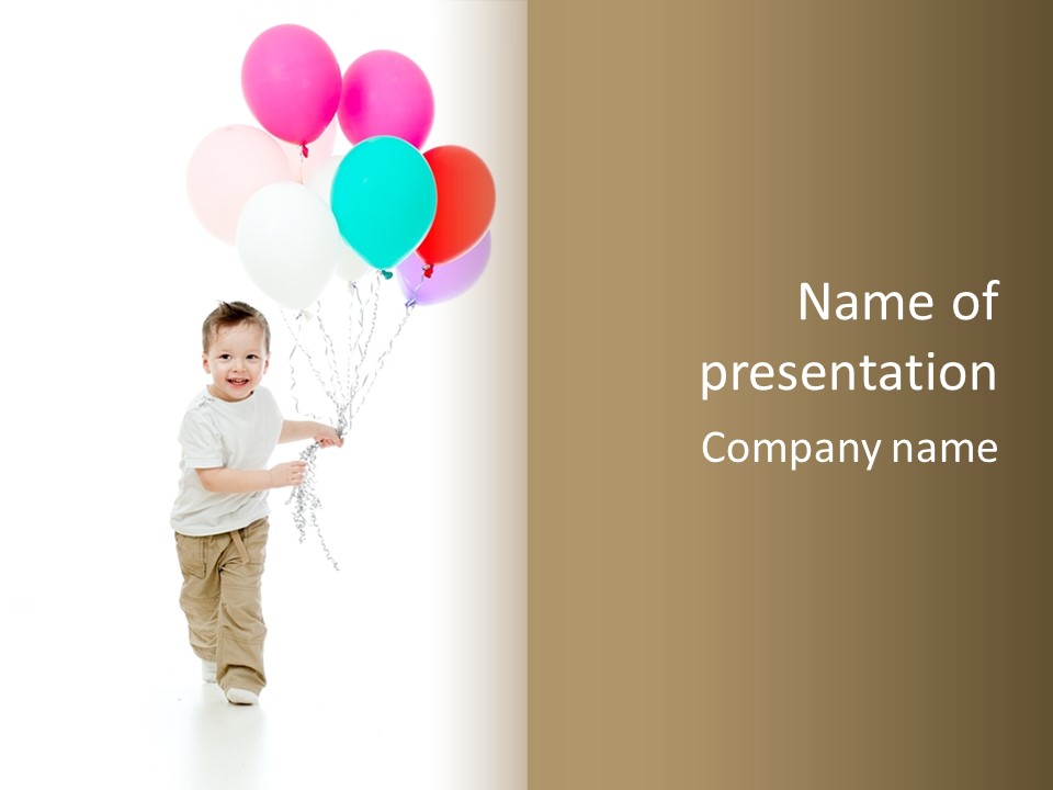 Cute Human Small PowerPoint Template