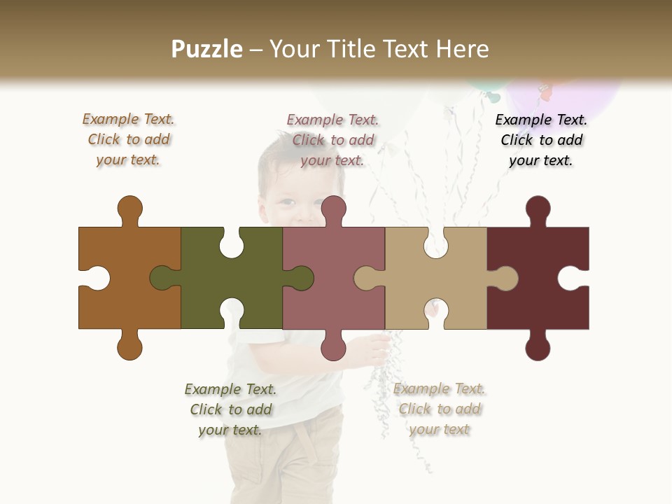 Cute Human Small PowerPoint Template