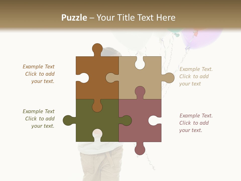 Cute Human Small PowerPoint Template