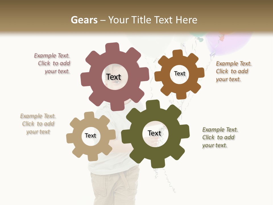 Cute Human Small PowerPoint Template