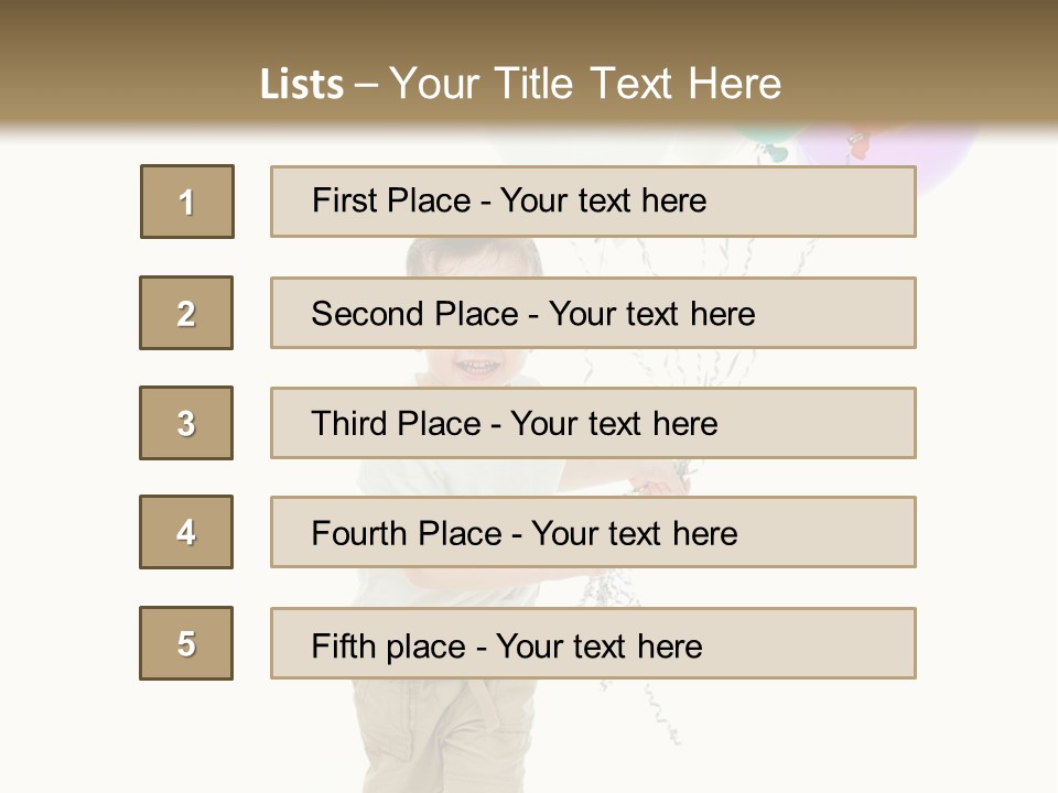 Cute Human Small PowerPoint Template