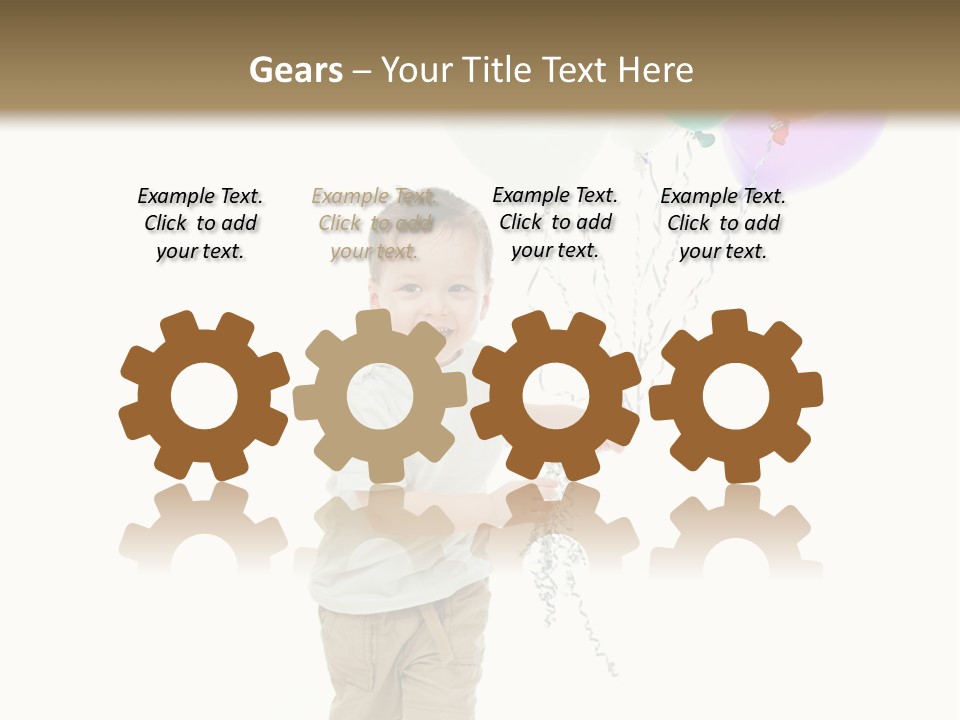 Cute Human Small PowerPoint Template