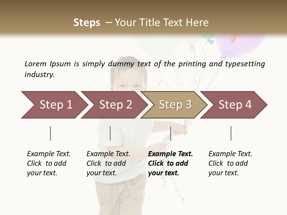 Cute Human Small PowerPoint Template