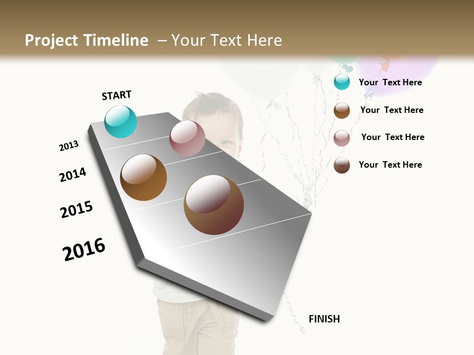 Cute Human Small PowerPoint Template