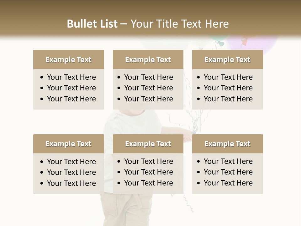 Cute Human Small PowerPoint Template