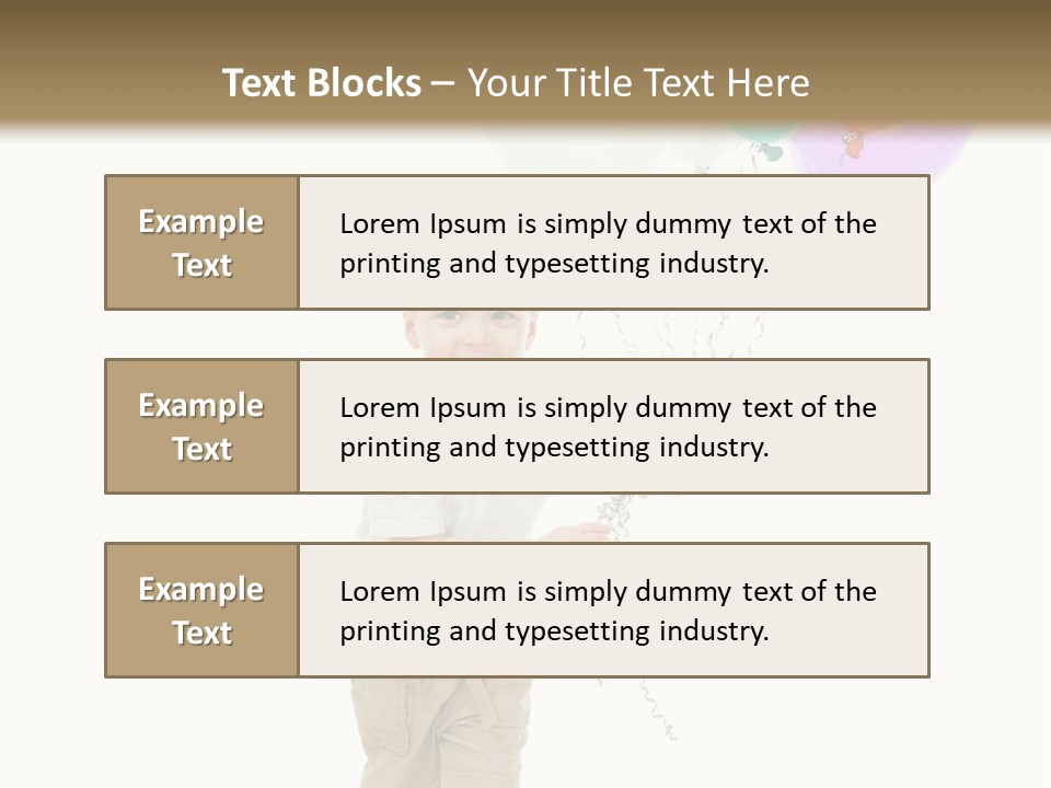 Cute Human Small PowerPoint Template