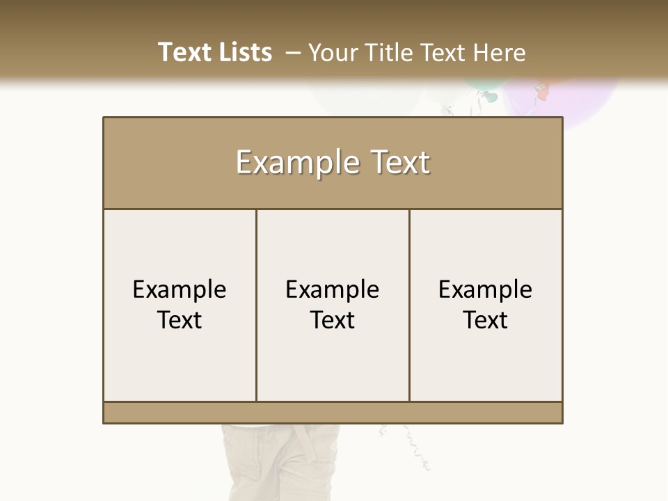 Cute Human Small PowerPoint Template