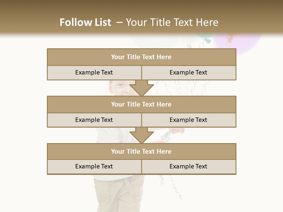 Cute Human Small PowerPoint Template