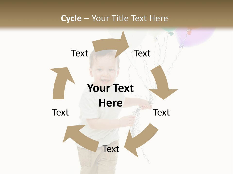Cute Human Small PowerPoint Template