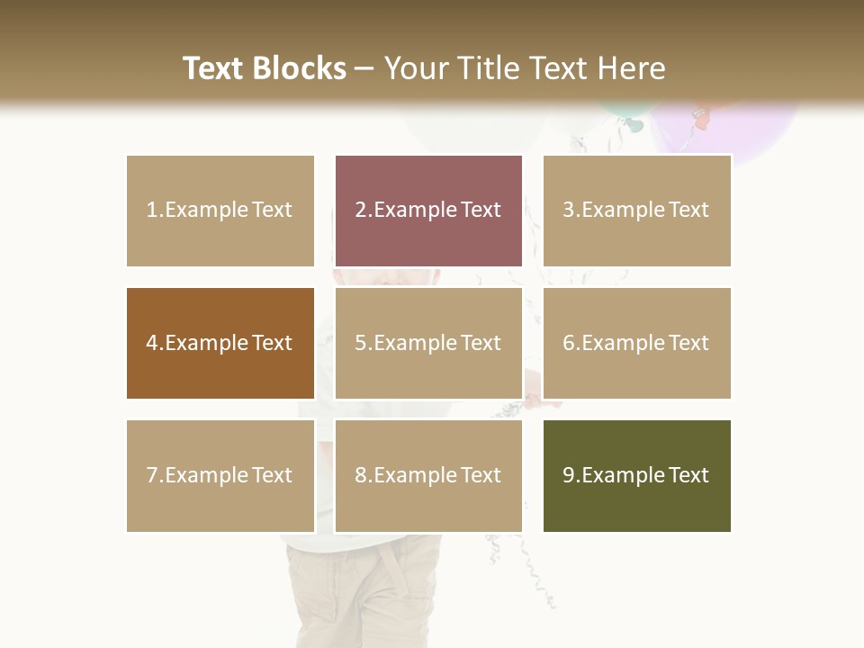 Cute Human Small PowerPoint Template