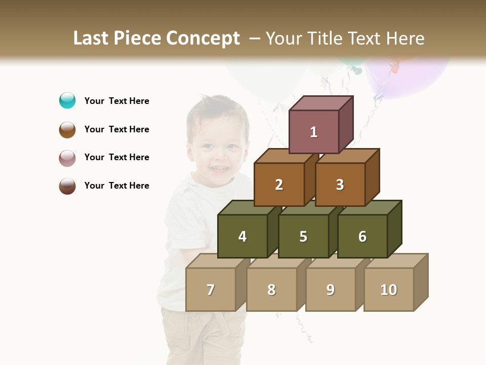 Cute Human Small PowerPoint Template