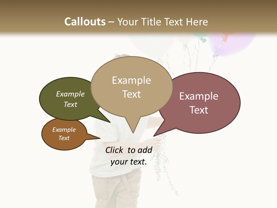 Cute Human Small PowerPoint Template