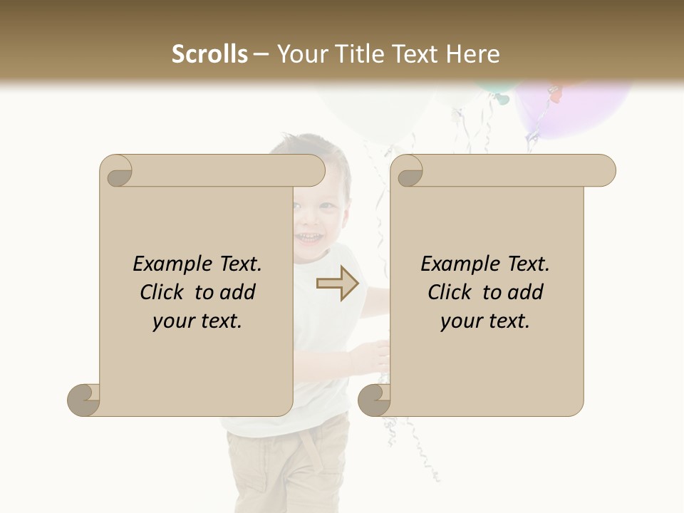 Cute Human Small PowerPoint Template
