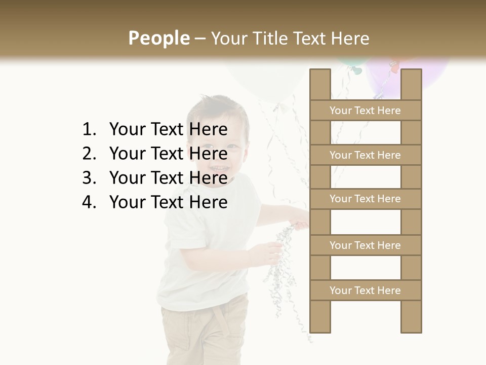 Cute Human Small PowerPoint Template