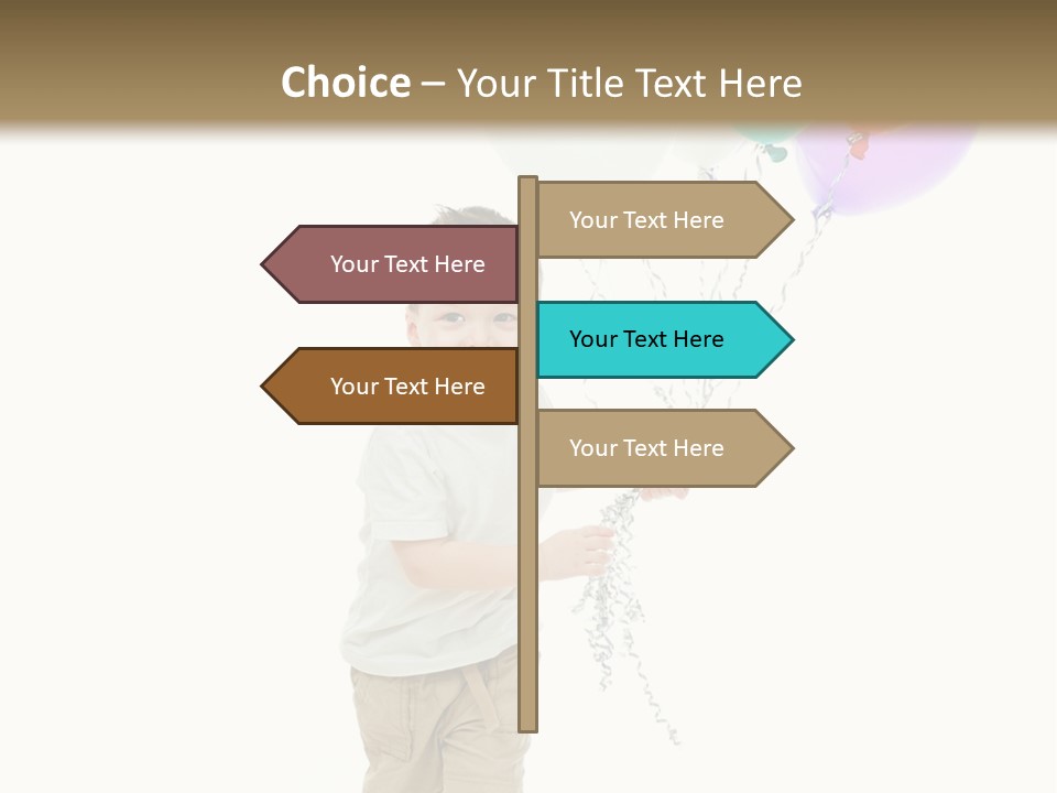 Cute Human Small PowerPoint Template