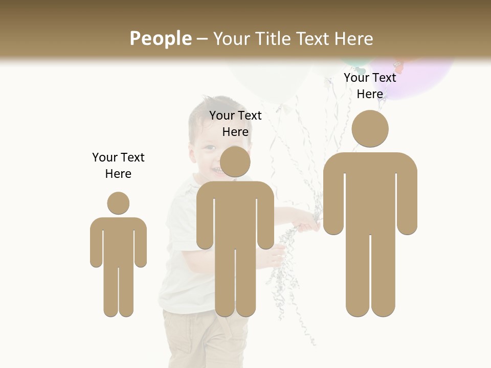 Cute Human Small PowerPoint Template