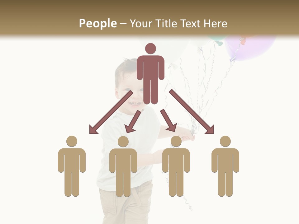 Cute Human Small PowerPoint Template