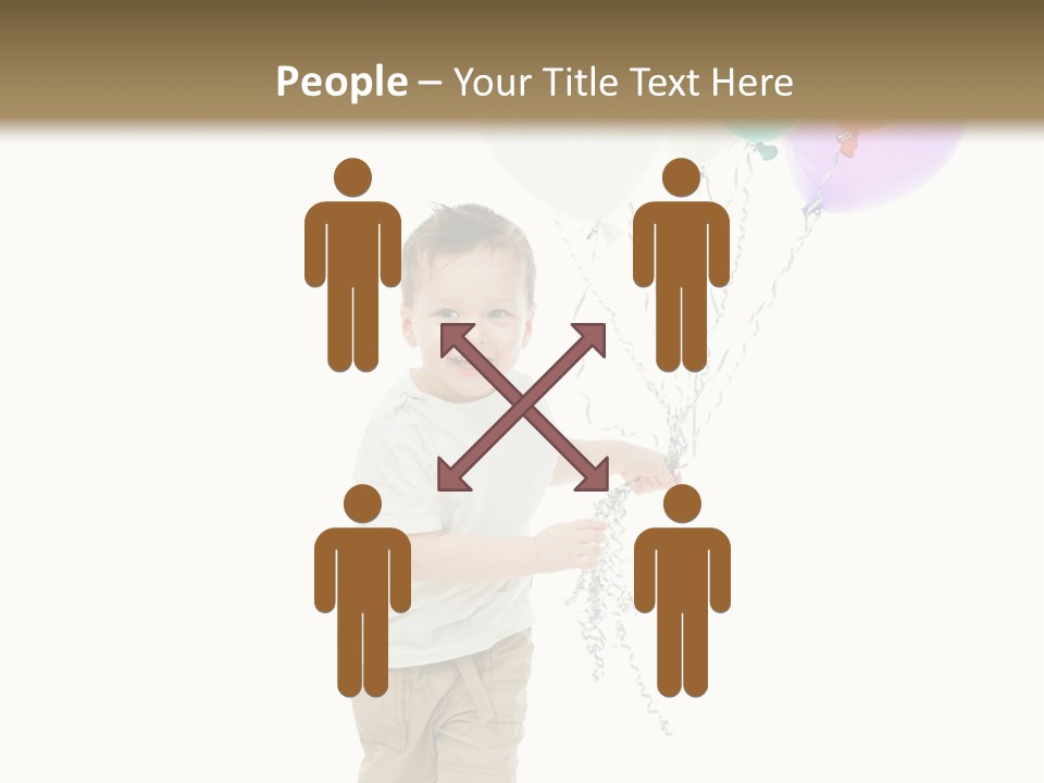 Cute Human Small PowerPoint Template