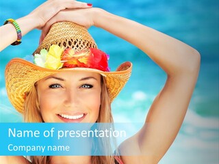 Beauty Fun Face PowerPoint Template