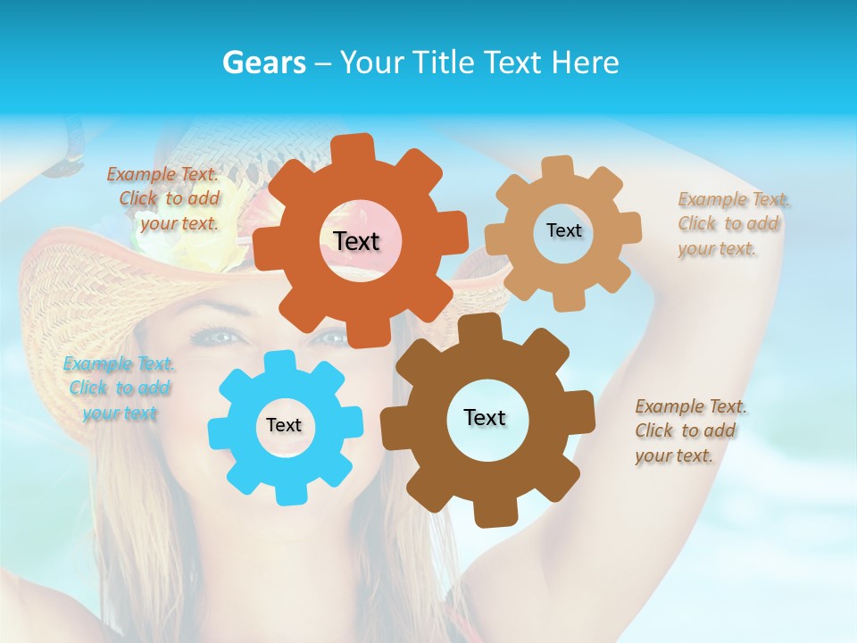 Beauty Fun Face PowerPoint Template