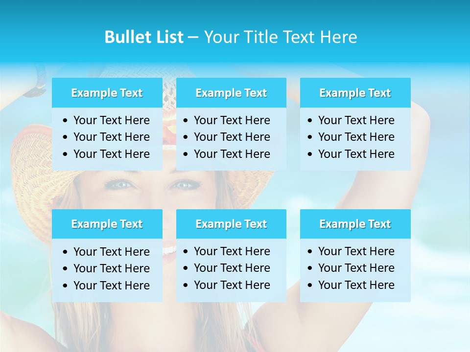 Beauty Fun Face PowerPoint Template