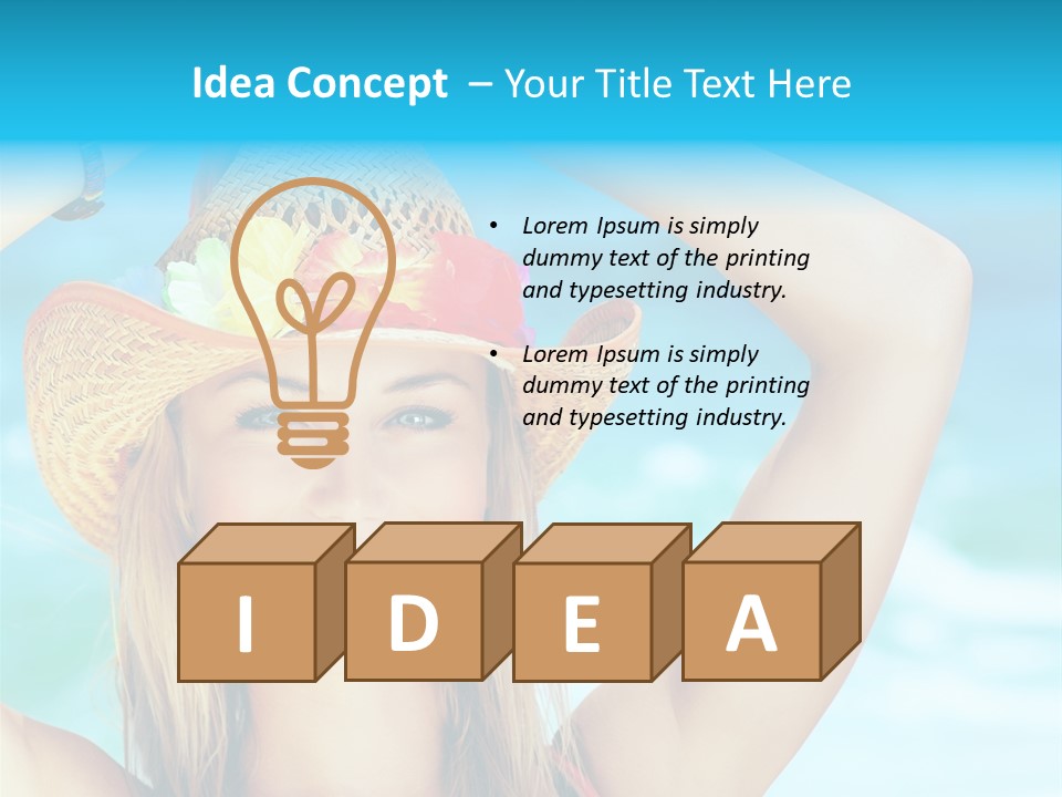 Beauty Fun Face PowerPoint Template