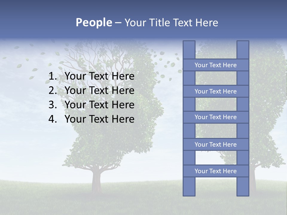 Losing Brain Function Living Together Coping PowerPoint Template
