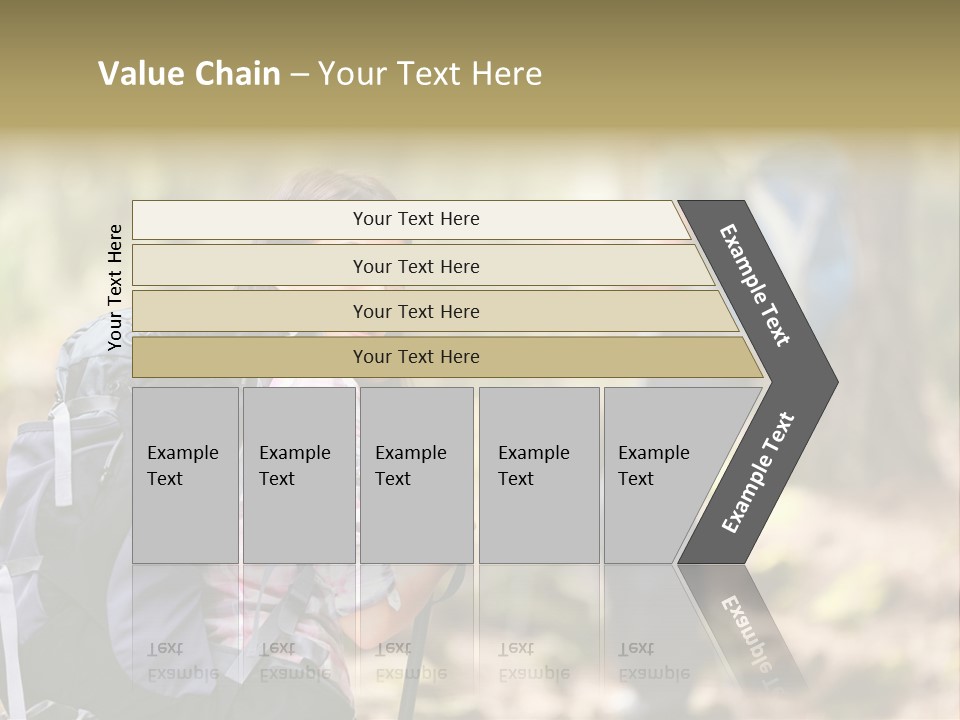 Summer Hiking Couple Outside PowerPoint Template