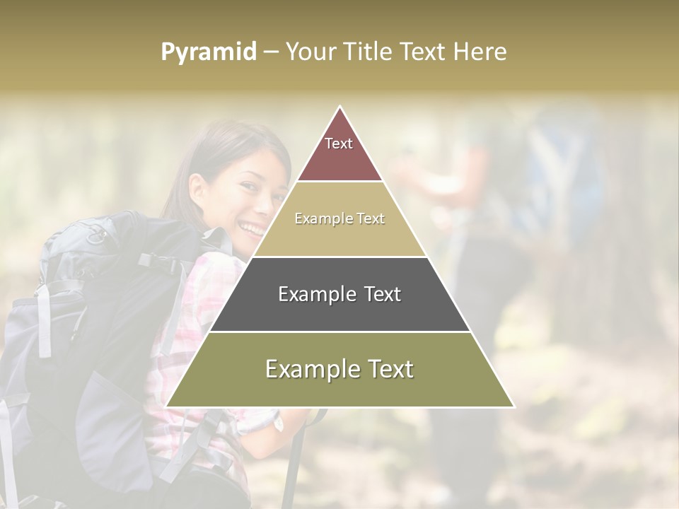 Summer Hiking Couple Outside PowerPoint Template