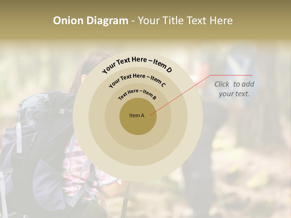 Summer Hiking Couple Outside PowerPoint Template