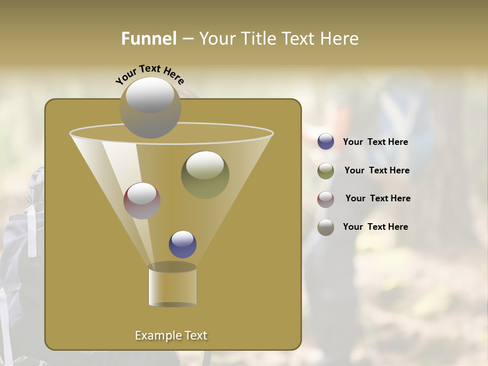 Summer Hiking Couple Outside PowerPoint Template