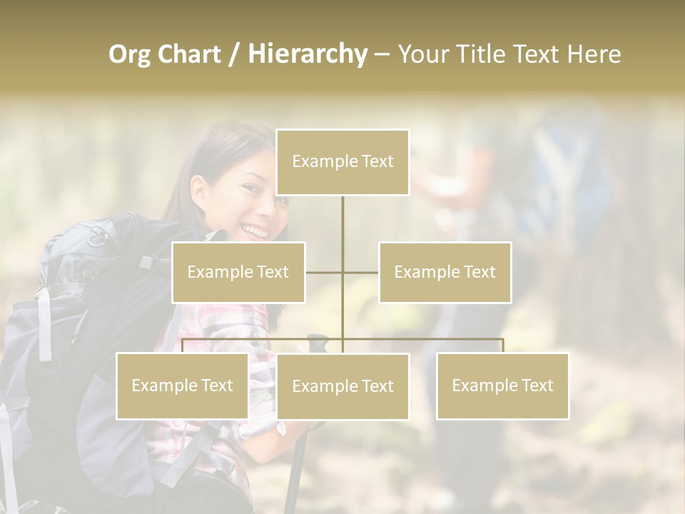 Summer Hiking Couple Outside PowerPoint Template