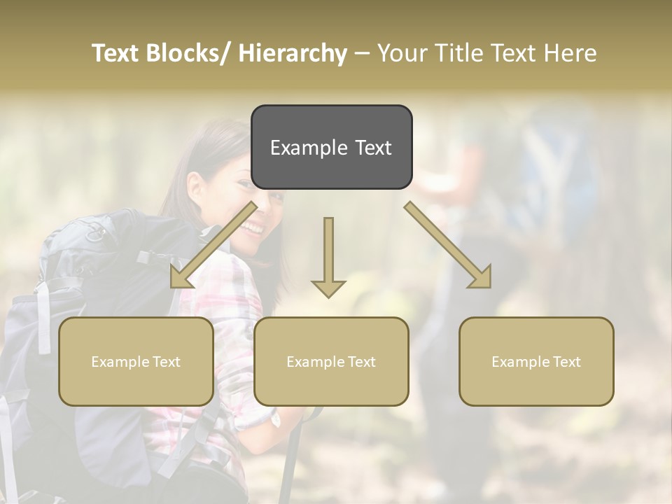 Summer Hiking Couple Outside PowerPoint Template