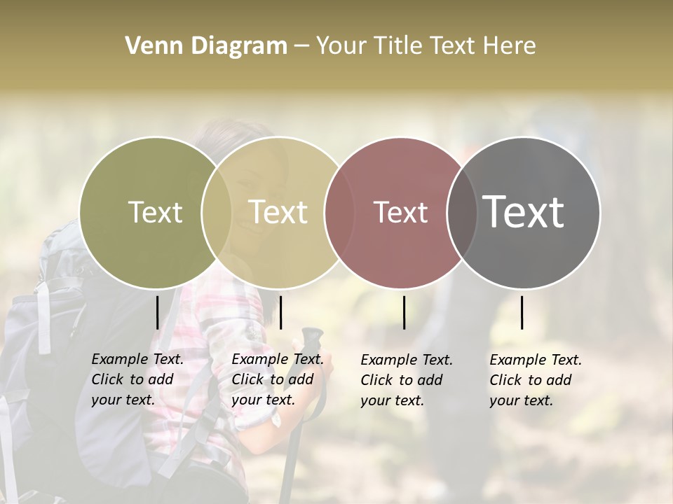 Summer Hiking Couple Outside PowerPoint Template