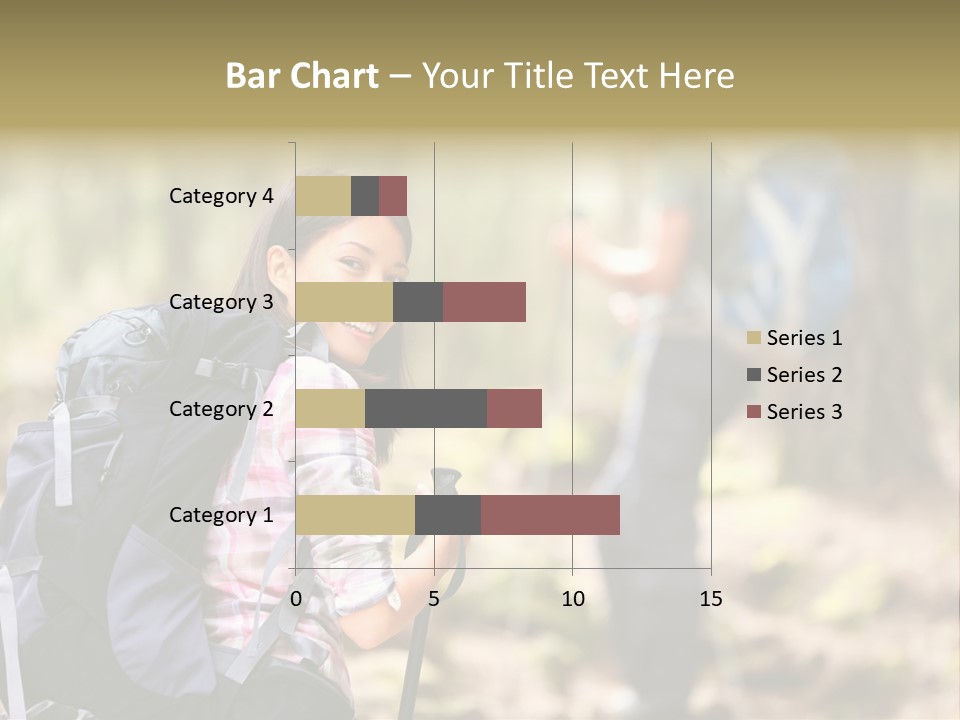 Summer Hiking Couple Outside PowerPoint Template