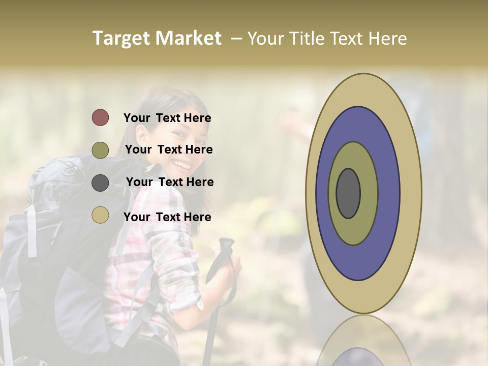 Summer Hiking Couple Outside PowerPoint Template