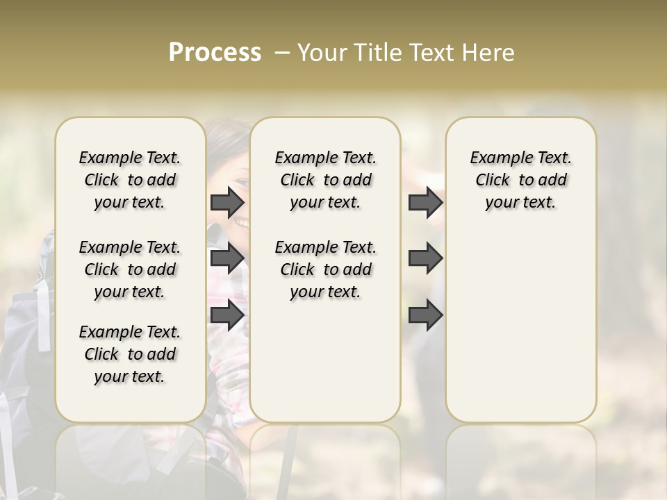 Summer Hiking Couple Outside PowerPoint Template