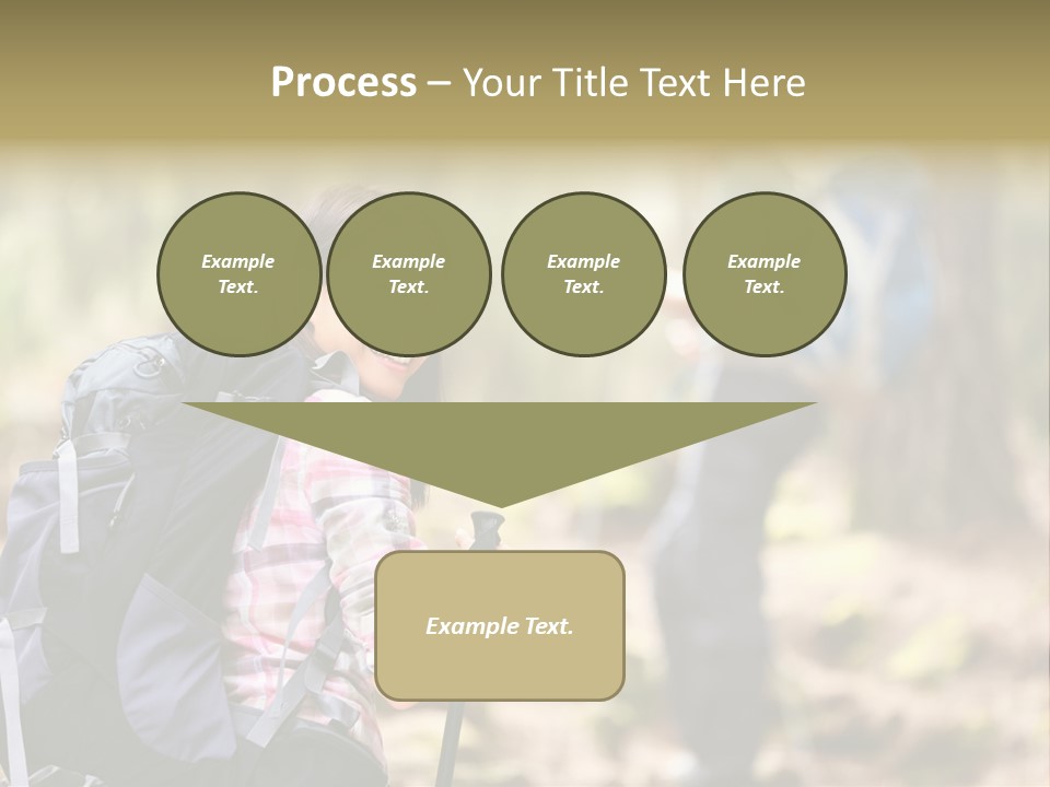 Summer Hiking Couple Outside PowerPoint Template