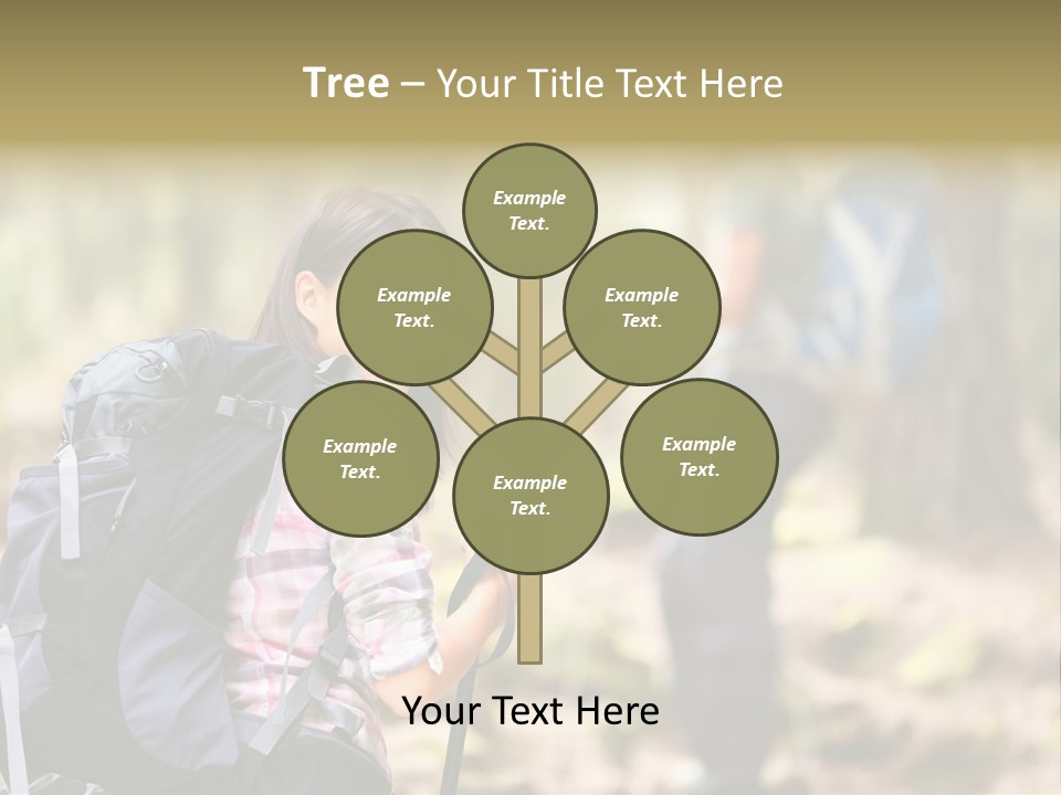 Summer Hiking Couple Outside PowerPoint Template