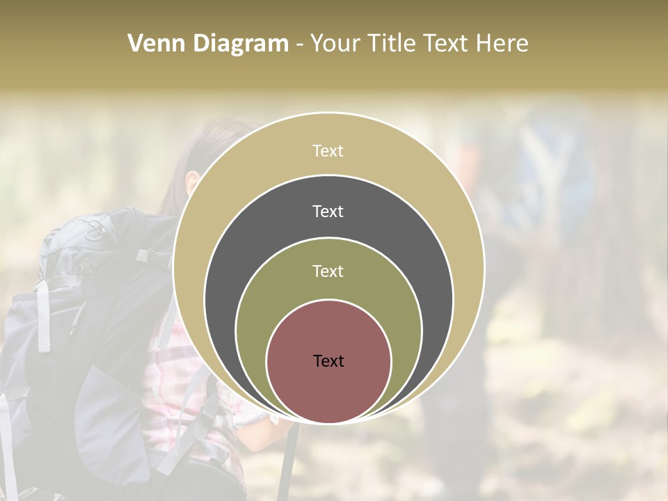 Summer Hiking Couple Outside PowerPoint Template