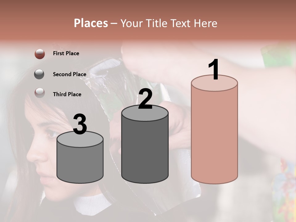 Women Haircare Work PowerPoint Template