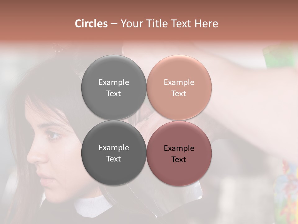 Women Haircare Work PowerPoint Template