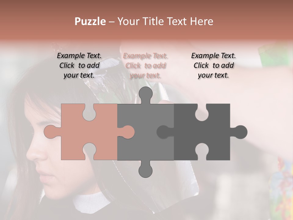 Women Haircare Work PowerPoint Template