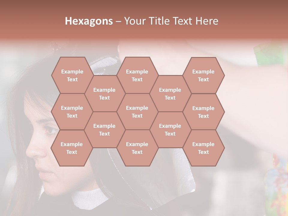 Women Haircare Work PowerPoint Template