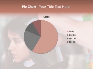 Women Haircare Work PowerPoint Template
