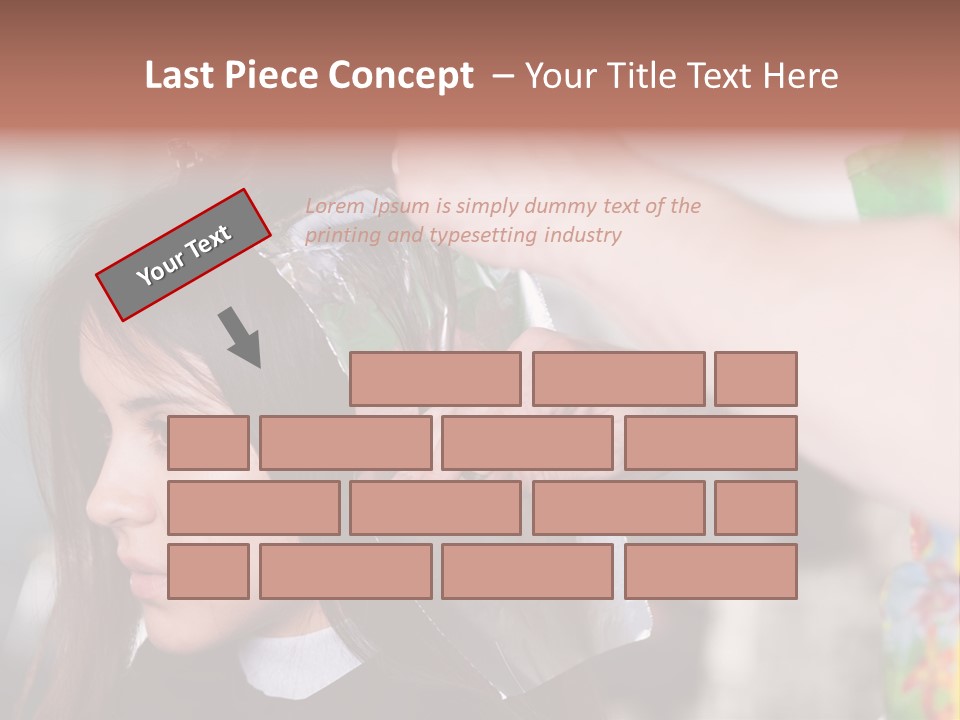 Women Haircare Work PowerPoint Template