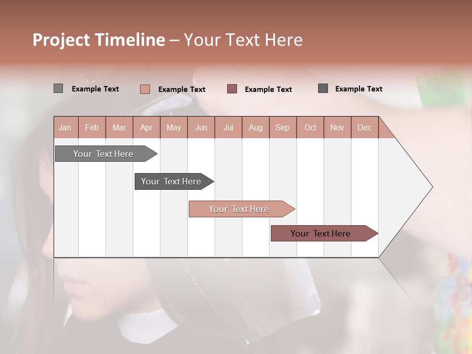 Women Haircare Work PowerPoint Template