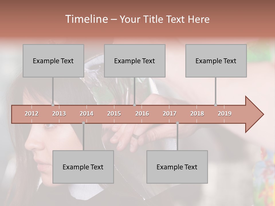 Women Haircare Work PowerPoint Template